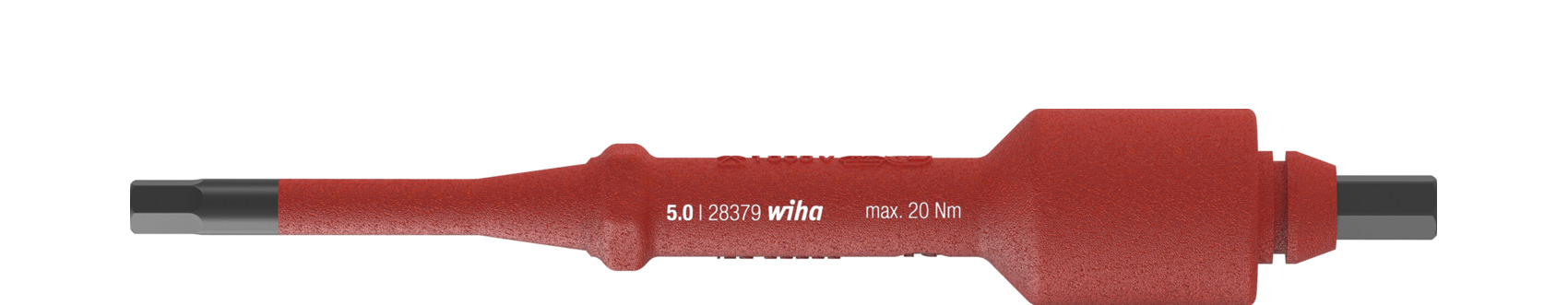 Wiha Vändbar klinga electric Sexkant för vridmomentskruvmejsel med t-handtag electric 5.0 mm x 136 mm (38920)