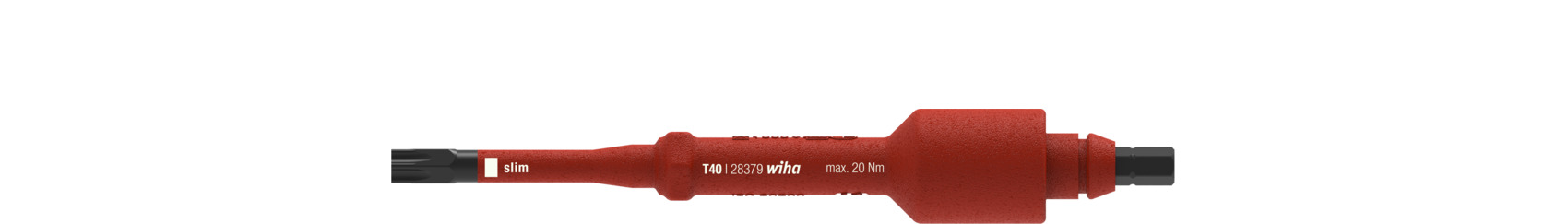 Wiha Vändbar klinga electric TORX® för vridmomentskruvmejsel med t-handtag electric T40 x 136 mm (38936)