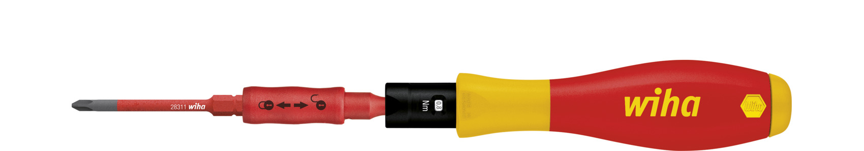 Wiha Vridmomentskruvmejsel TorqueVario®-S electric variabelt inställbar vridmomentsbegränsning 2 - 7 (26627)