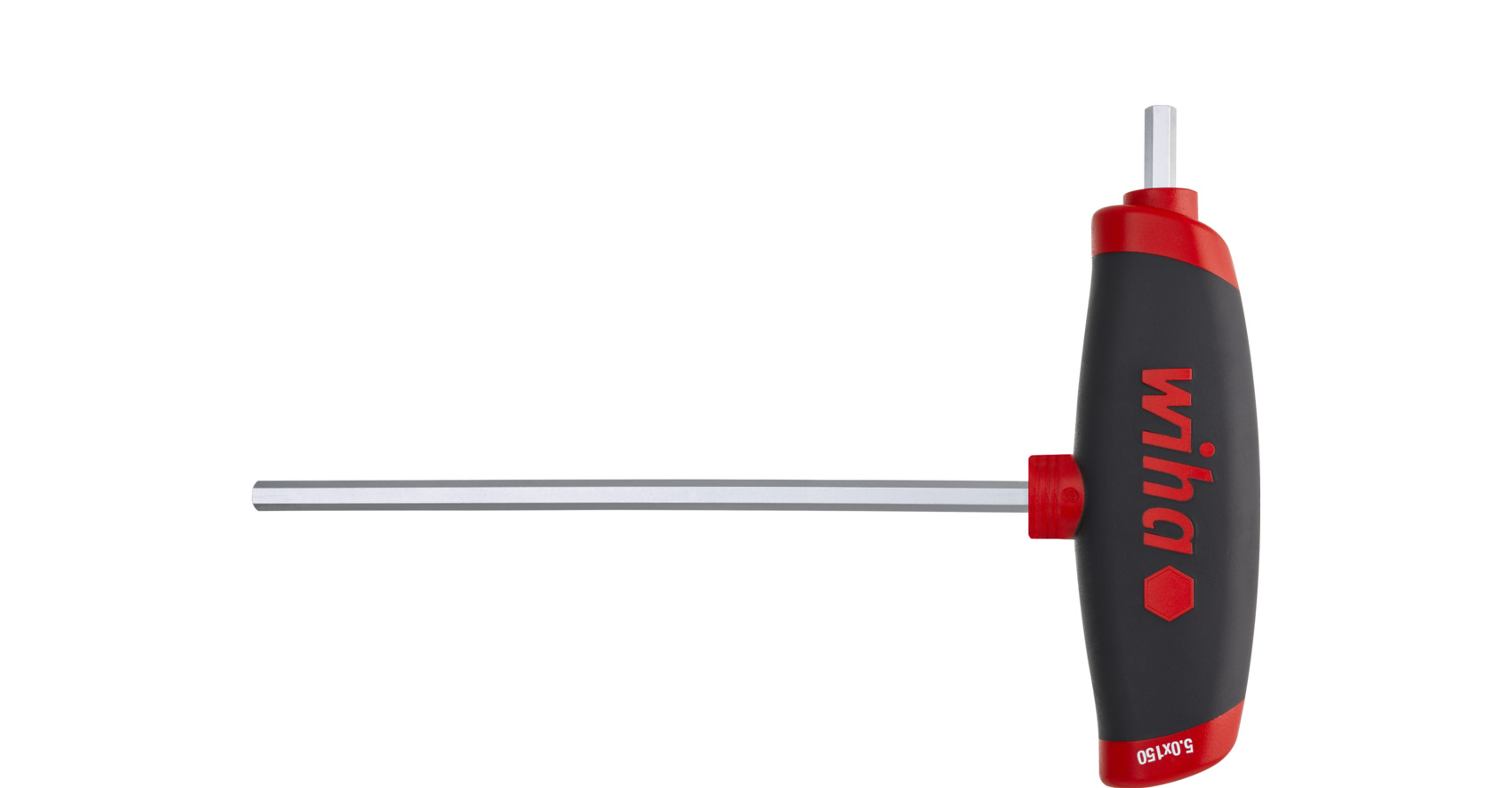Wiha Insexnycklar med t-handtag ComfortGrip Sexkant med sidokraftuttag, mattförkromad 10.0 mm (45439)
