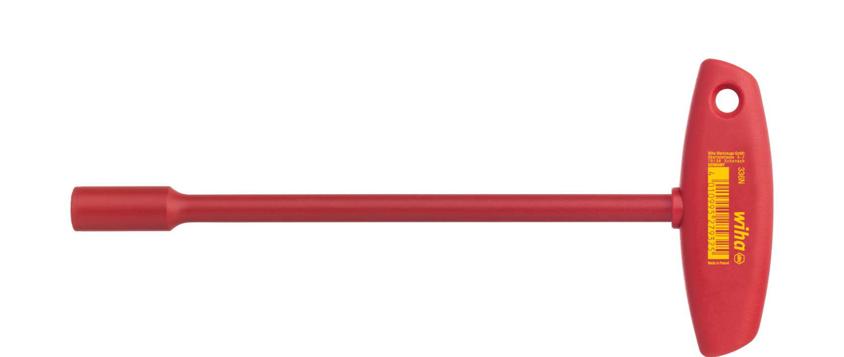Wiha Hylsor med t-handtag Sexkant 8.0 mm x 232 mm (27932)