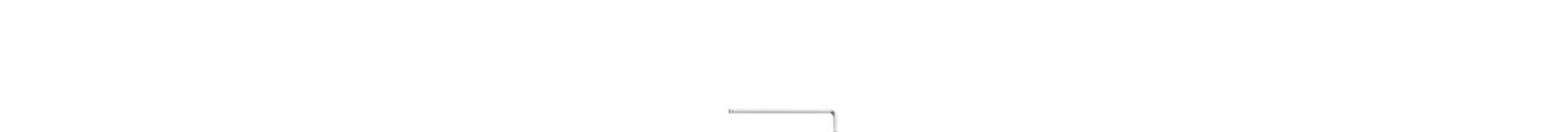 Wiha Insexnyckel mattförkromad, sexkants kulhuvud 6.0 mm x 184 mm (01402)