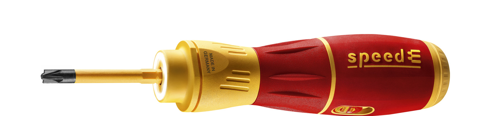 Wiha E-skruvmejsel speedE® II electric 7 delar, med slimBits, batterier och USB-laddare i L-boxx Mini (44318)