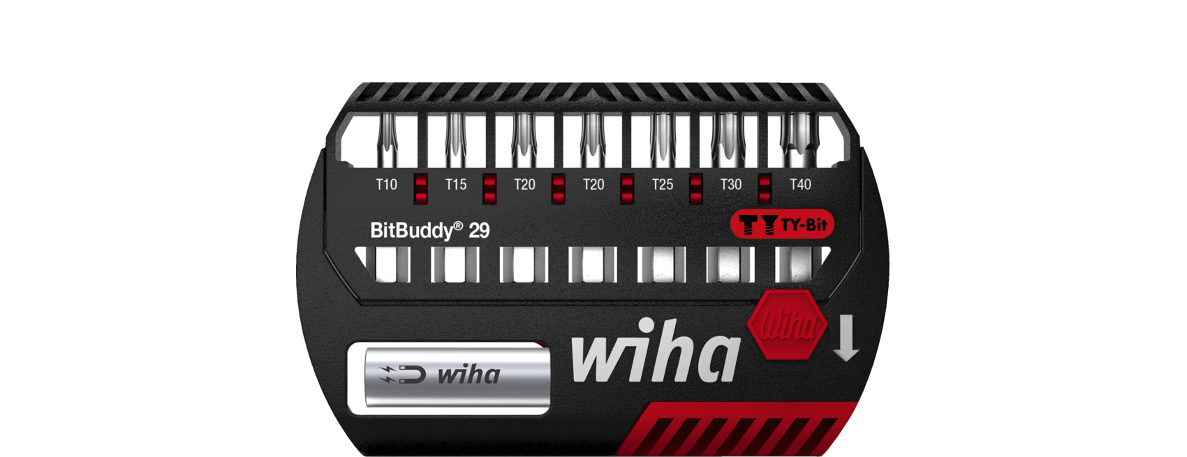 Wiha Bitssats BitBuddy® TY-bits 29 mm TORX® 8 delar 1/4