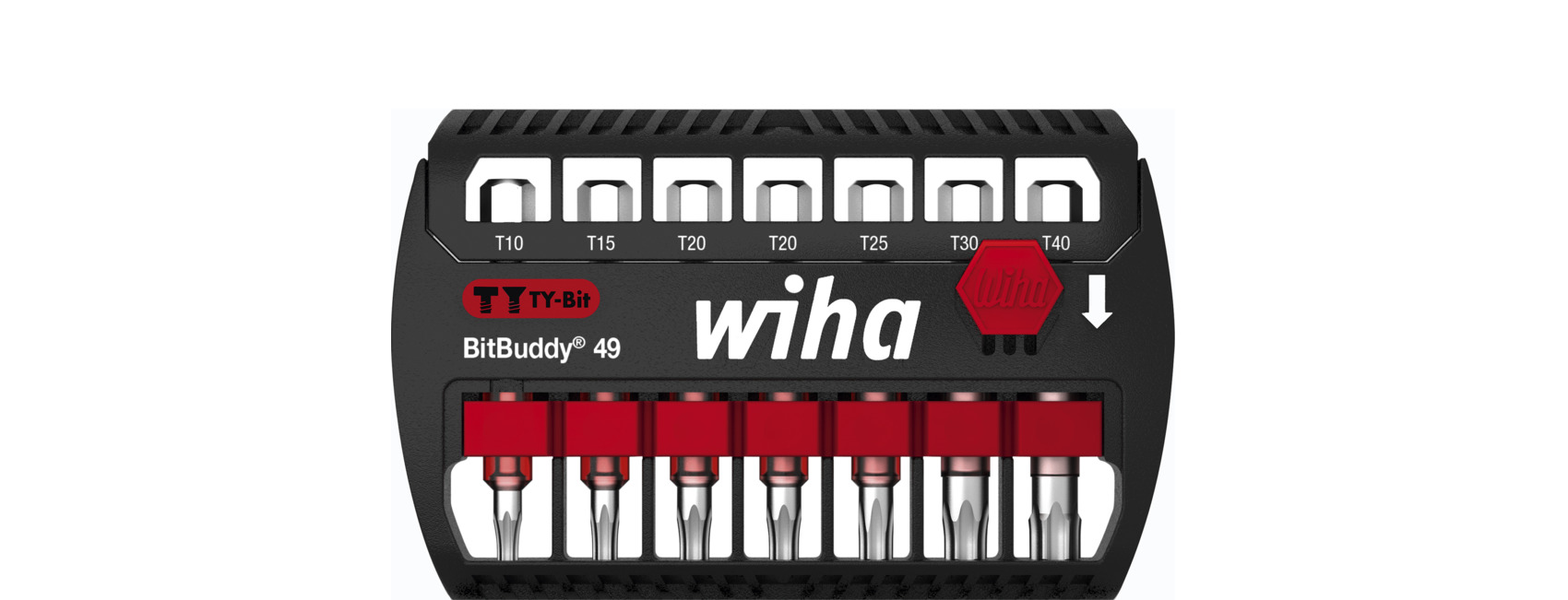 Wiha Bitssats BitBuddy® TY-bits 49 mm TORX® 7 delar 1/4