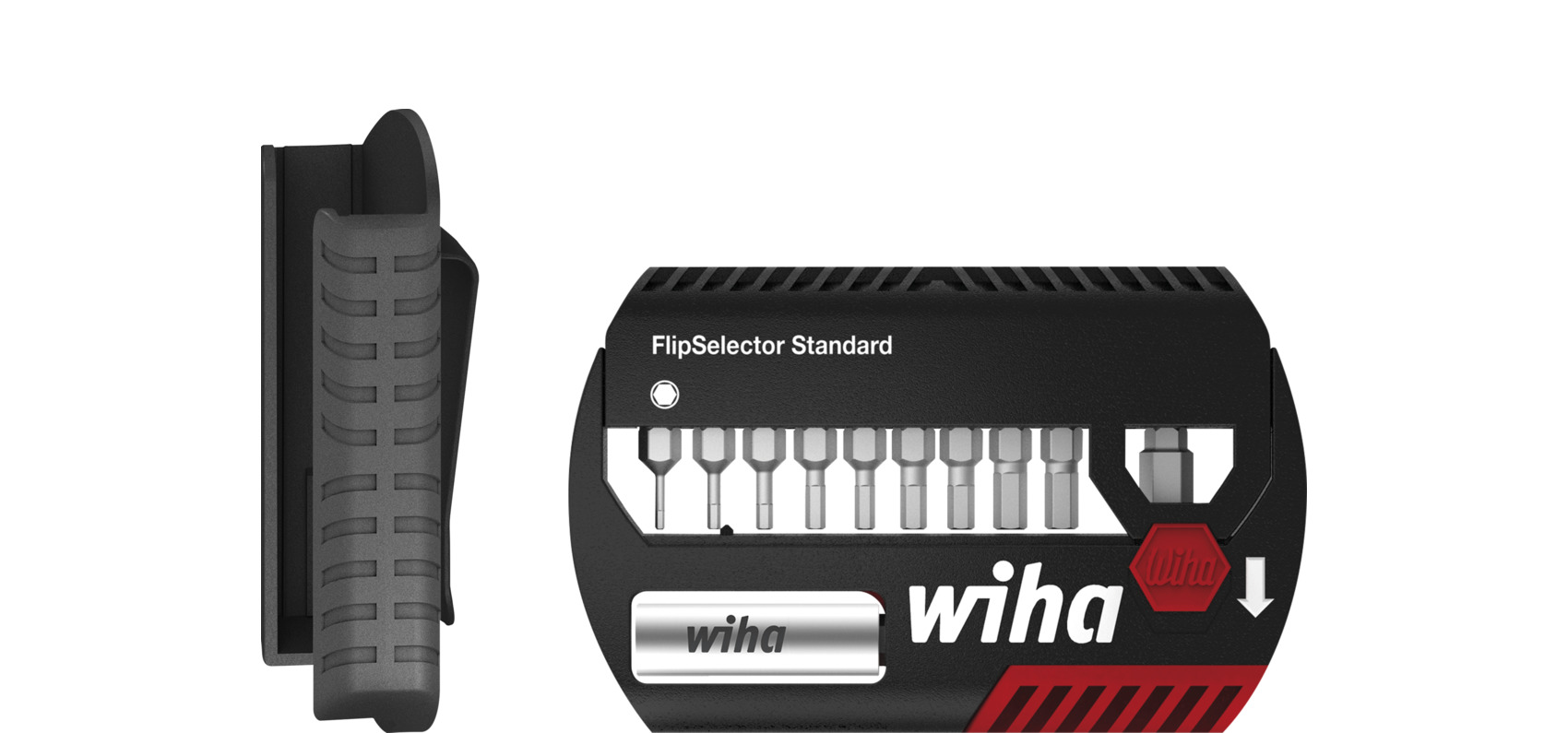 Wiha Bitssats FlipSelector, standard, 25 mm Sexkant 11 delar 1/4