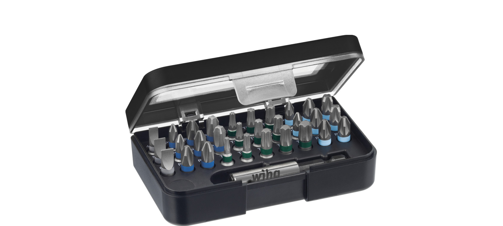 Wiha Bitsats standard 25 mm blandat, 31 delar, 1/4