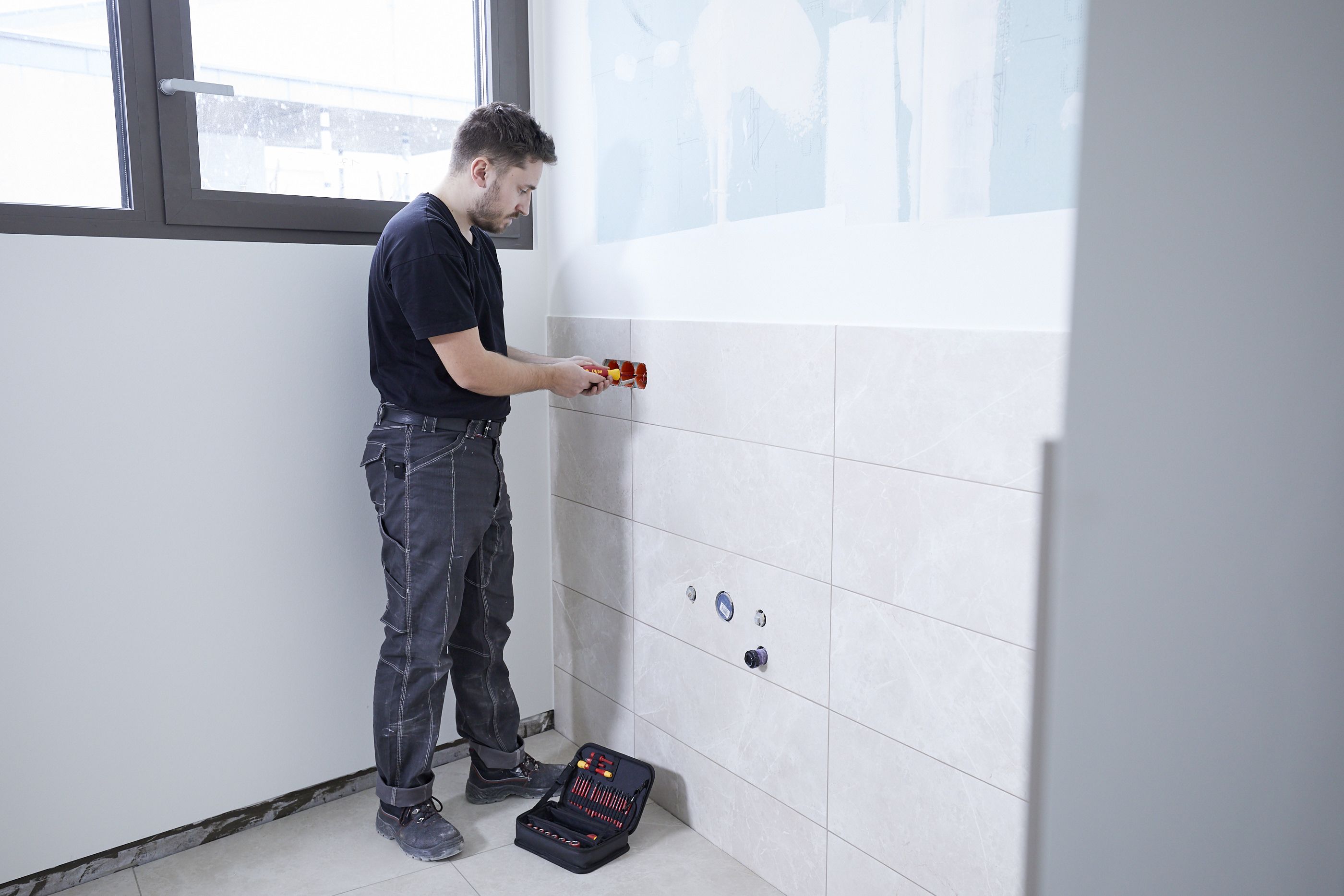 Wiha Verktygssats slimVario® electric blandad 32 delar inkl. funktionsväska (43465)