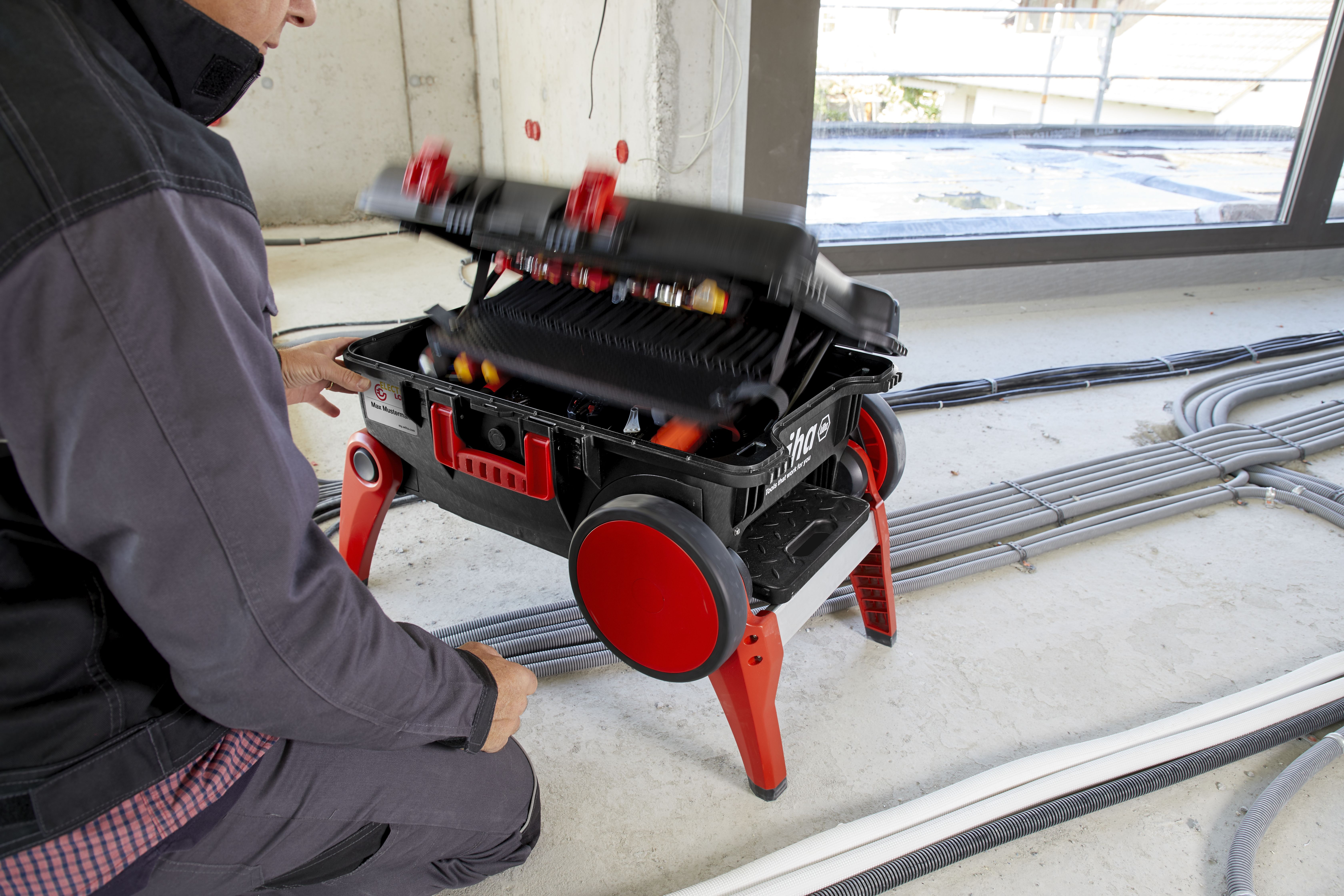 Wiha Verktygsväsksats XXL III electric blandat 104 delar inkl. verktygsväska (44128)
