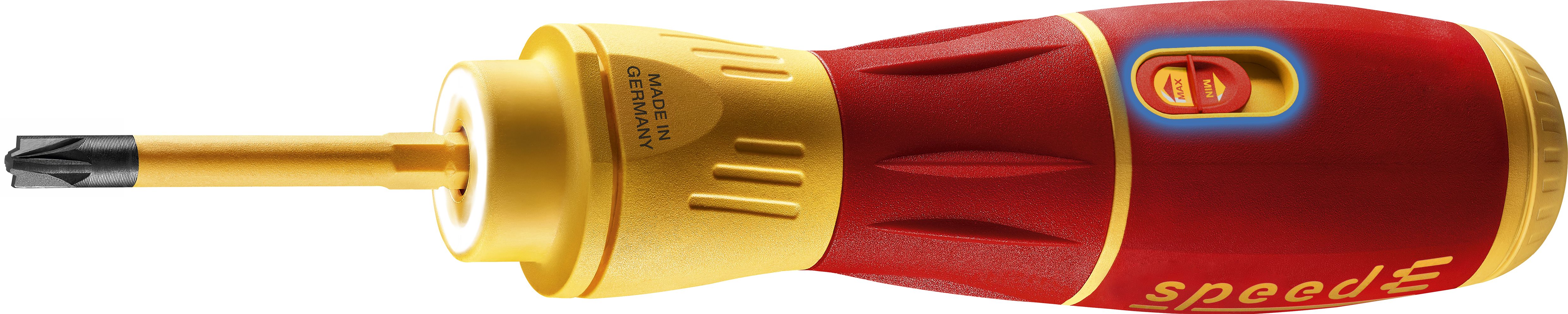 Wiha E-skruvmejsel speedE® II electric 7 delar, med slimBits, batterier och USB-laddare i L-boxx Mini (44318)