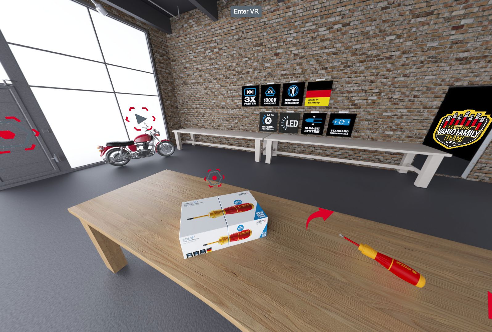 Wiha E-skruvmejsel speedE® II electric 7 delar, med slimBits, batterier och USB-laddare i L-boxx Mini (44318)