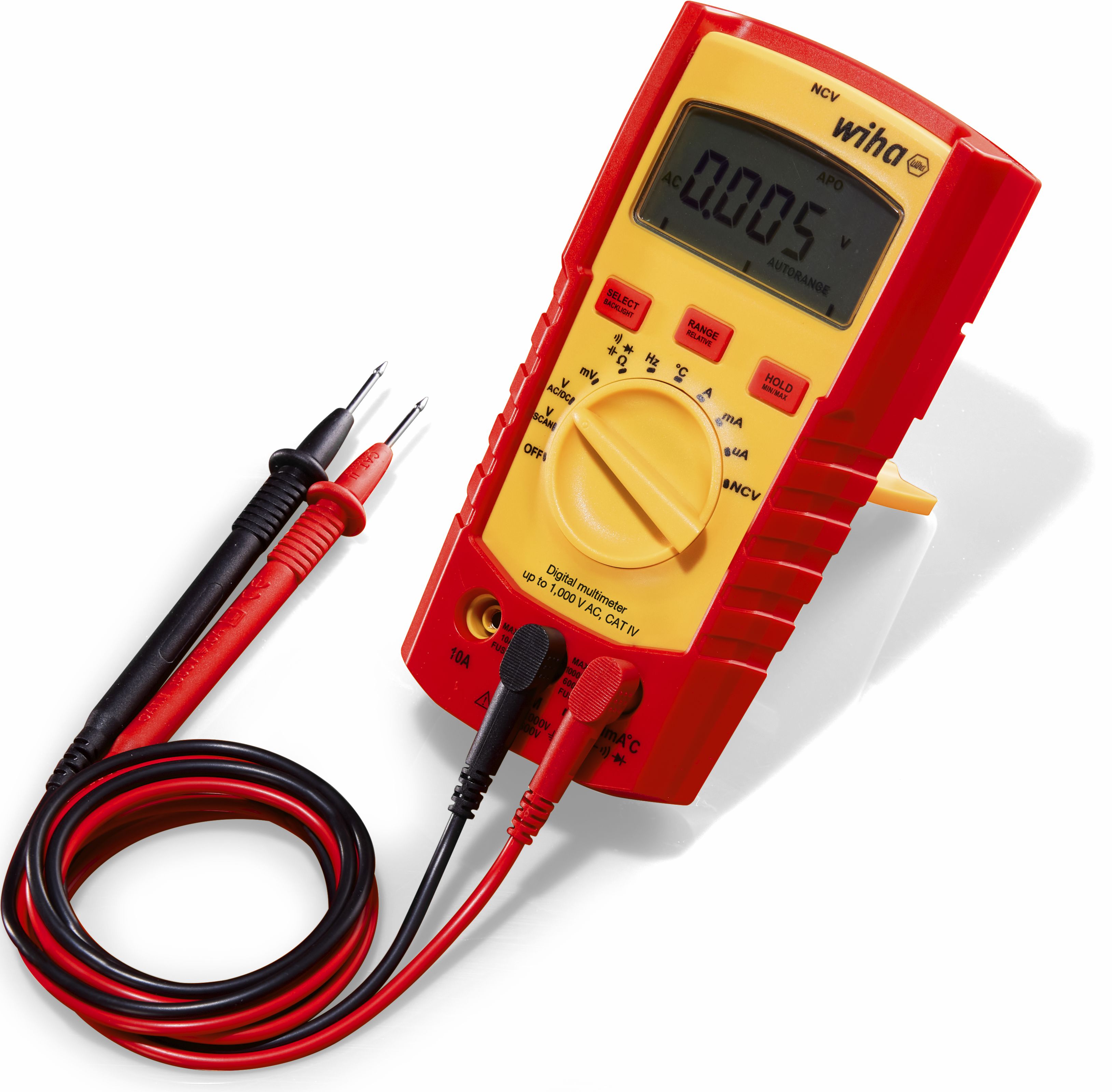 Wiha Digital multimeter till 1 000 V AC, CAT IV inkl. 2x AAA-batterier (45215)