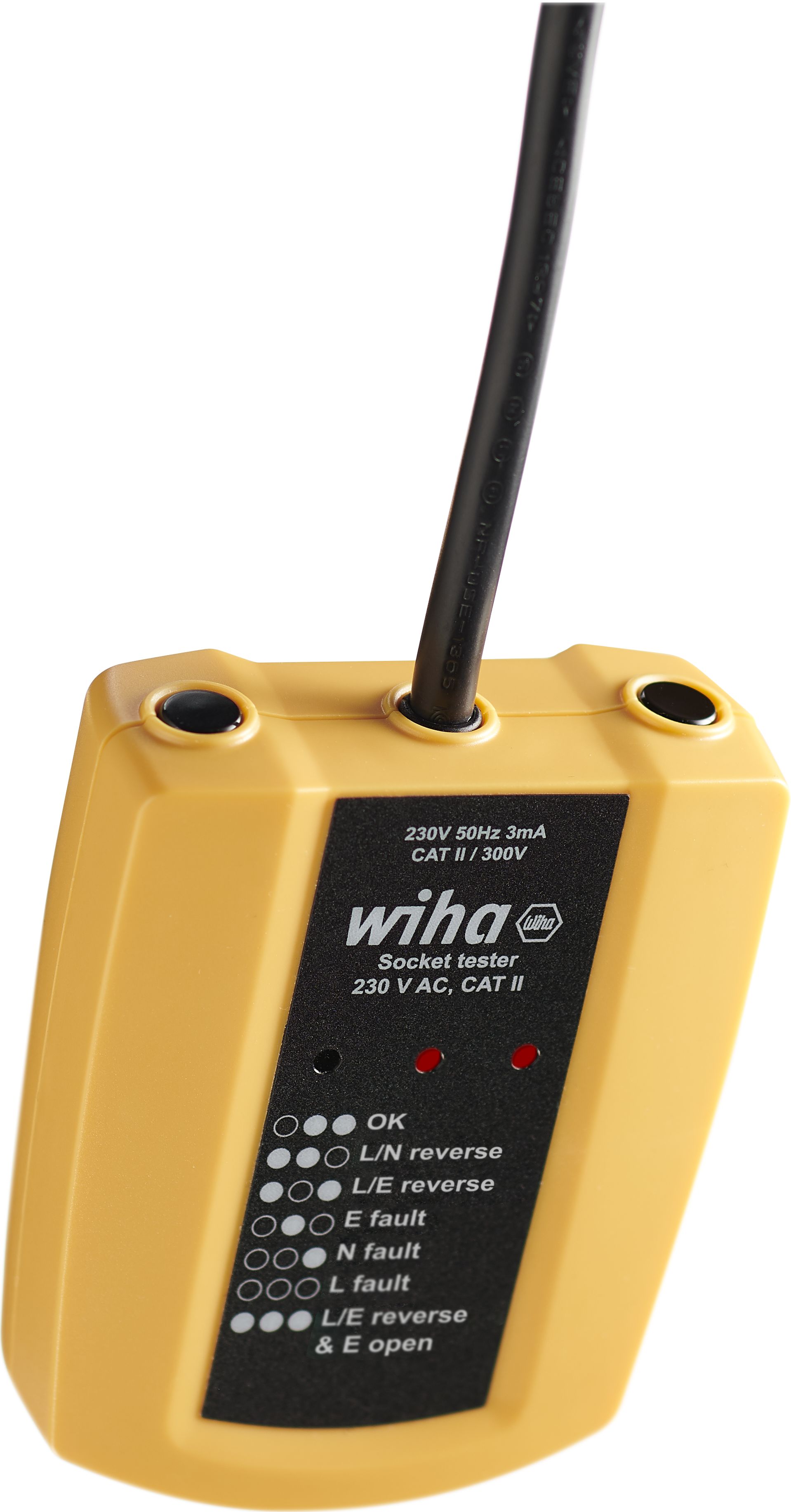 Wiha Uttagstestare 230 V AC, CAT II (45220)