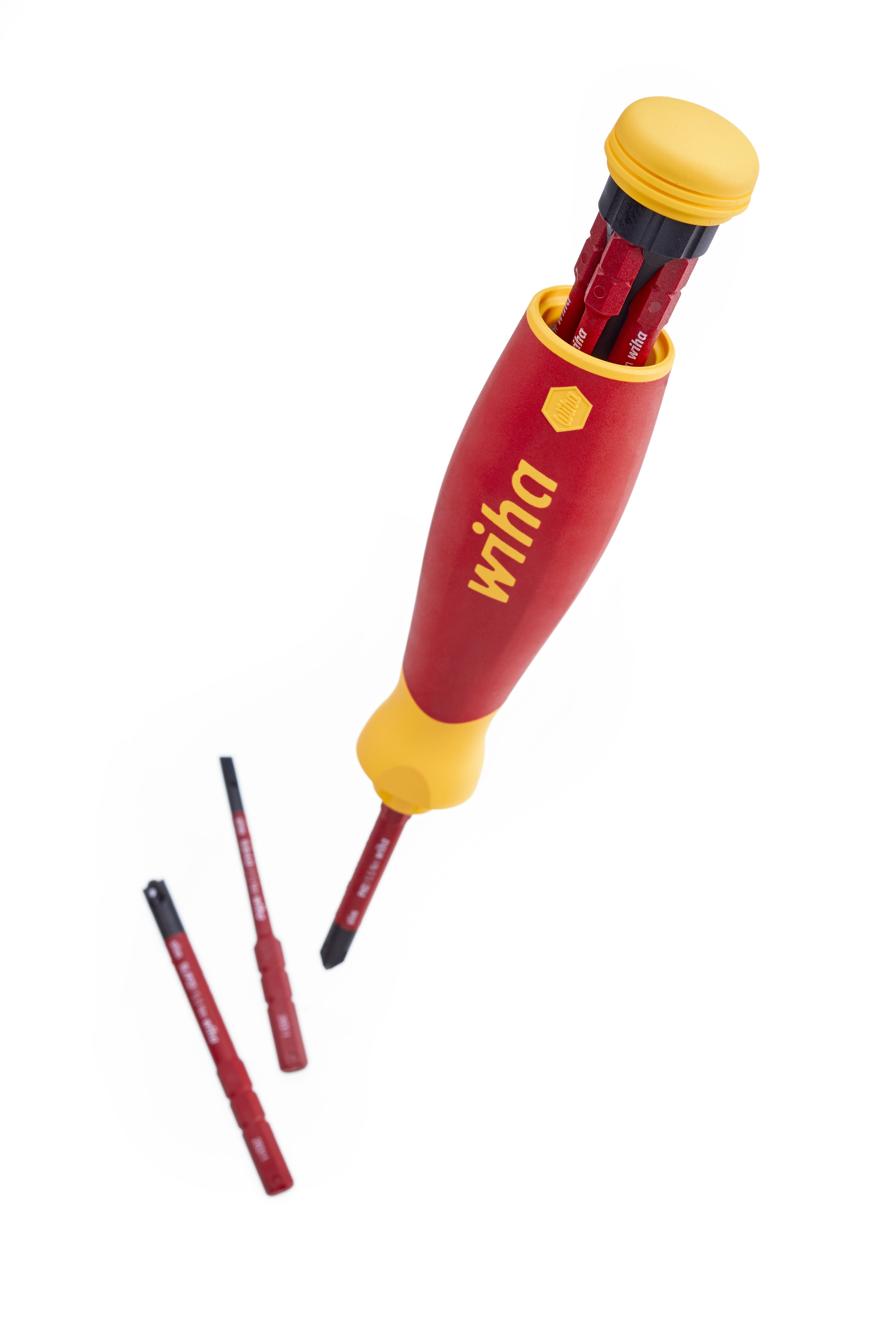 Wiha Skruvmejsel med bitsmagasin PocketMax® electric blandat med 4 slimBits (45296)