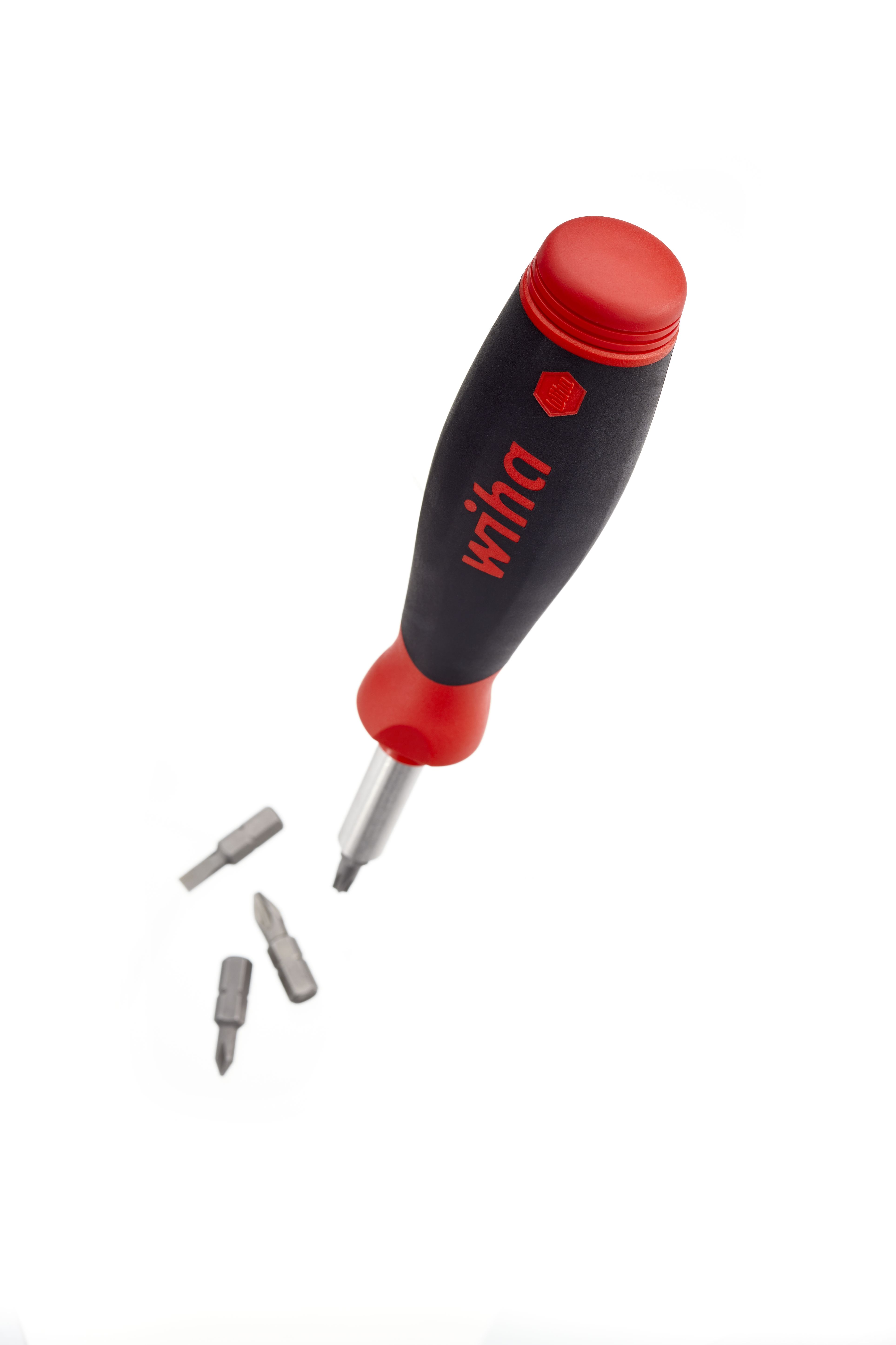 Wiha Skruvmejsel med bitsmagasin PocketMax® magnetisk blandat med 8 bits, 1/4