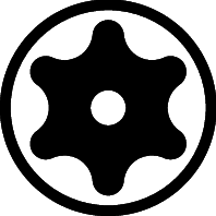 Wiha Multitool PocketStar TORX® Tamper Resistant (med borrhål) 8 delar i SB-kartongförpackning (25166)