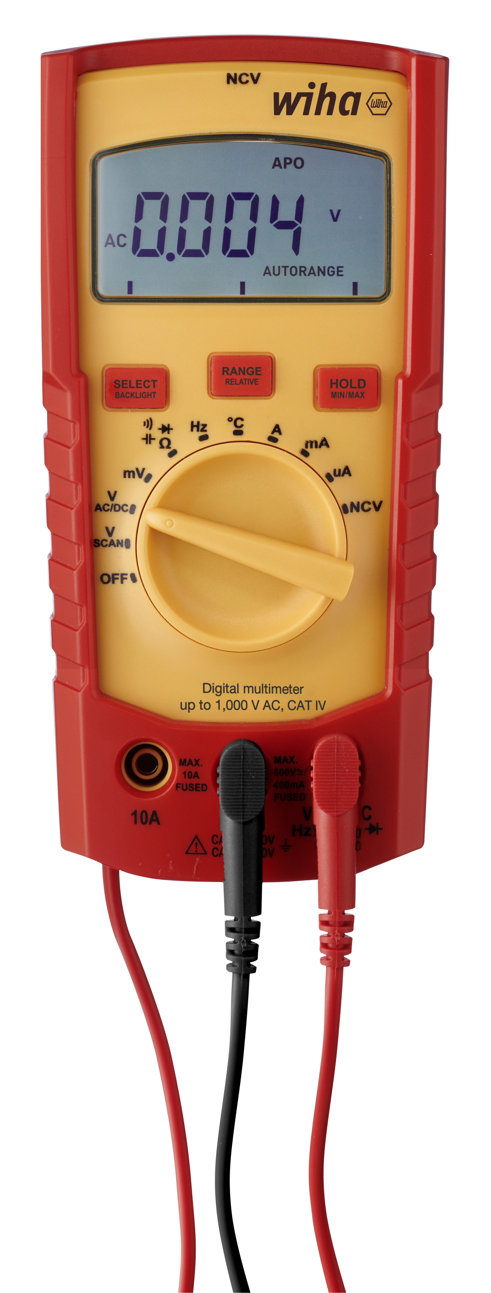 Wiha Digital multimeter till 1 000 V AC, CAT IV inkl. 2x AAA-batterier (45215)