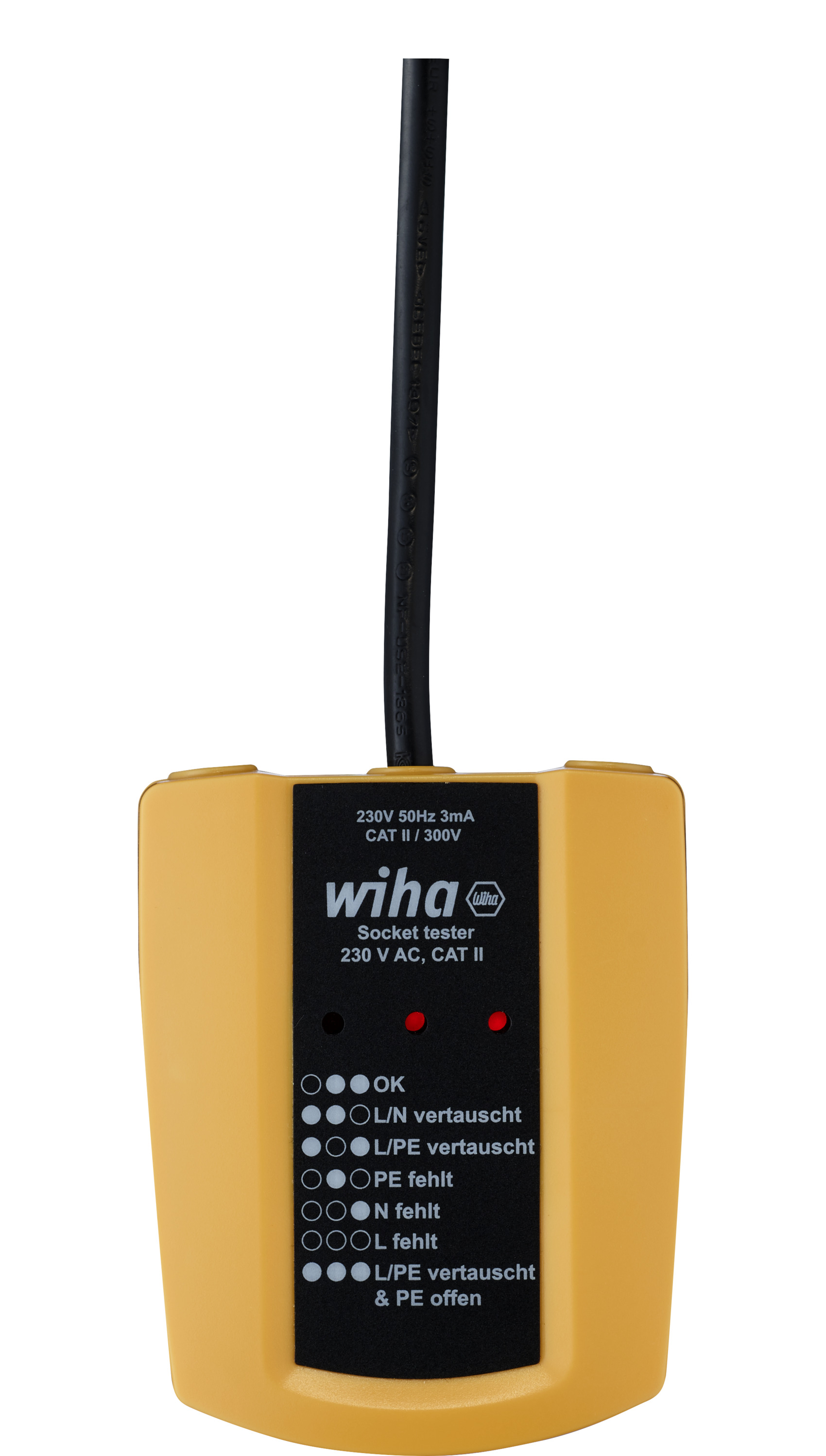 Wiha Uttagstestare 230 V AC, CAT II (45220)