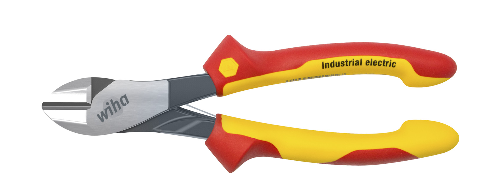 Wiha Kraftsidavbitare Industrial VDE med DynamicJoint® med till- och frånkopplingsbar öppningsfjäder 160 mm, 6 1/2